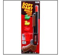 48 Pieces 14 Inch Soft Dart Toy Shoot Gun Play Set - Toy Weapons