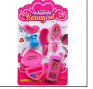 36 Units of 7 Piece Fashionista Beauty Set On Blister Card - Girls Toys
