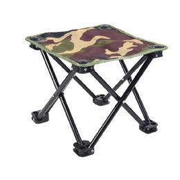 12 Units of Camping Stool - Army Camouflage - Stools
