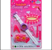 36 Pieces 6 Piece Beauty Play Set On Blister Card, 2 Assorted Colors - Girls Toys