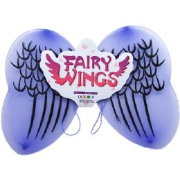 48 Pieces Fairy Wings On Blister Card, 4 Assorted Colors - Costumes & Accessories