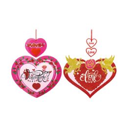 48 Pieces Valentines Day Plaque - Valentine Decorations