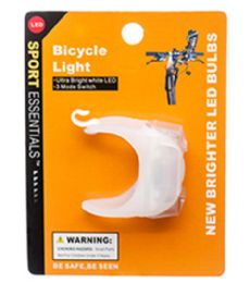 72 Wholesale Bicycle Safety Light Assorted Color