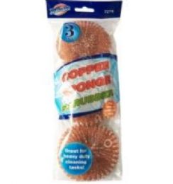 48 Wholesale 3 Pc Copper Sponges