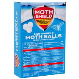 72 Units of 4 Ounce Moth Balls Shield Fresh - Pest Control