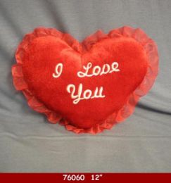 24 Wholesale Red Stuffed Heart