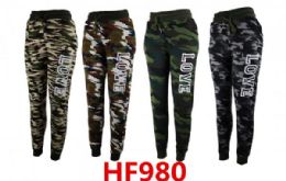 48 Pieces Fur Lined Jogger Pants Size Size Assorted - Women's Active Wear Bottoms