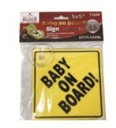 144 Pieces Baby On Board Sign - Auto Maintenance