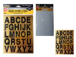 144 Wholesale Adhesive Alphabet Stickers