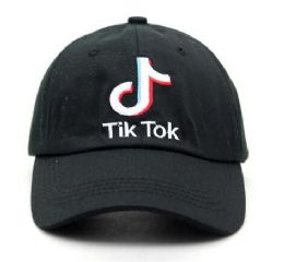 24 Wholesale Tiktok Logo Hat
