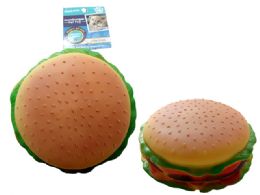 48 Wholesale Squeaky Pet Toy, Hamburger