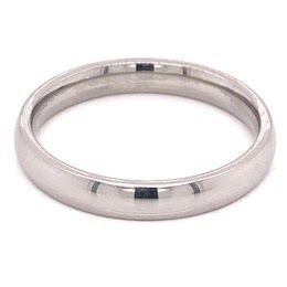 150 Units of Pack Of Polished Rounded Stainless Steel Blank Ring 2mm Size 3 - Rings