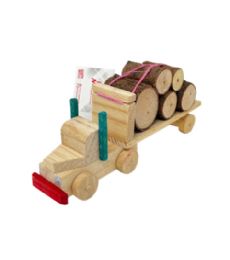 24 Units of Wooden Truck Small Traditional Handmade - Cars, Planes, Trains & Bikes