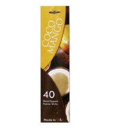 72 Units of 40 Count Incense Coco Mango Scent - Air Fresheners