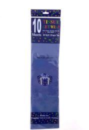 144 Packs 10 Sheets Pack Colored Tissue Paper Color Royal Blue - Tissue Paper