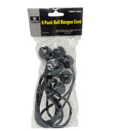 96 Pieces 6 Piece Ball Bungee Cord - Bungee Cords