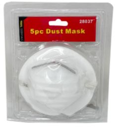 96 Pieces 5 Piece Dust Mask - Hardware Gear