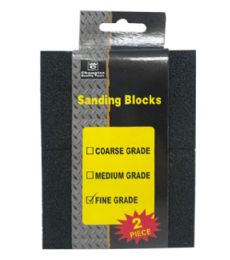 72 Pieces 2 Piece Sanding Sponge Fine - Hardware