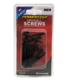 96 Pieces 1 9-16 Inch Drywall Screws - Hardware Gear