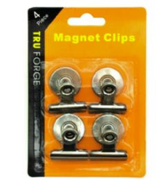 72 Pieces 4 Piece Magnet Clips - Clips and Fasteners