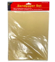 72 Wholesale 12 Piece Sandpaper