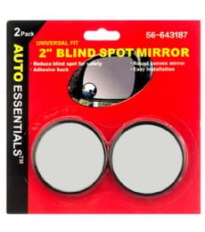 72 Units of 2 Piece Mirror Blind Spot 2 Inch Round - Auto Accessories