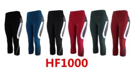 96 Pieces Tie Dye Color Bubble Capri Size Assorted - Womens Capri Pants