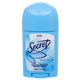 12 Pieces Secret 1.7oz. Shower Fresh - Deodorant
