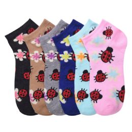 216 Wholesale Mamia Spandex Socks (bugs) Size 6-8