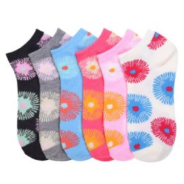 432 Bulk Mamia Spandex Socks (pappus) Size 6-8