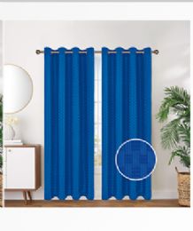 12 Wholesale Curtain Panel Grommet Color Blue