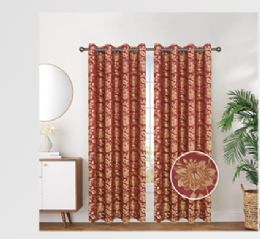 12 Wholesale Curtain Panel Grommet Color Burgundy
