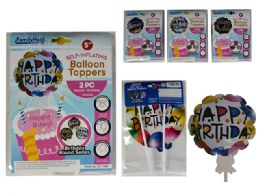 144 Pieces Happy Birthday Balloon - Balloons & Balloon Holder