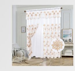 12 Bulk Curtain Panel Rodpocket Color Gold