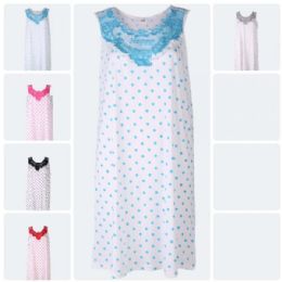 96 Wholesale Womens Women Nightgown Size Assorted