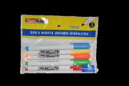 72 Wholesale 5pc White Board Markers