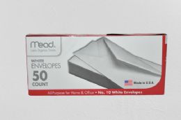 48 Bulk Mead #10 White Envelopes, 50 Count