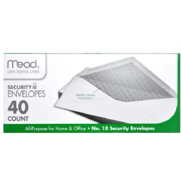 60 Wholesale Mead #10 Security Envelopes, 40 Count