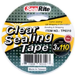 36 Wholesale 110-Yard X 3" Clear Tape