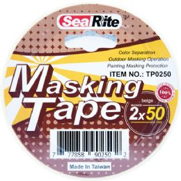 24 Units of 50-Yard X 2" Masking Tape - Tape & Tape Dispensers