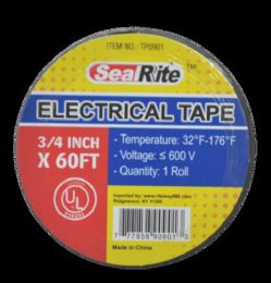 192 Units of 1pc 3/4" X 60 Feet Electric Tape - Tape & Tape Dispensers