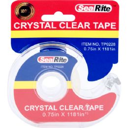 144 Pieces Crystal Clear Stationery Tape - Tape & Tape Dispensers