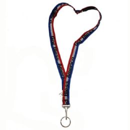 48 Units of God Bless America Lanyard - Accessories
