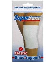 72 Bulk Elastic Knee Support 7.5x4x1 Inch