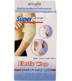 72 Units of Elastic Elbow Wrap - Bandages and Support Wraps