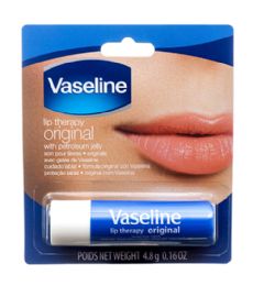 72 Pieces Vaseline Lip Therapy Original .16oz - Skin Care