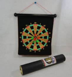 6 Pieces 18.5"x14.5" Two - Sided Magnetic Dart Board [in Tube] - Darts & Archery Sets