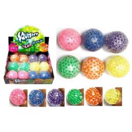 48 Wholesale 2.25 Inch Squishy Confetti Ball