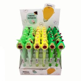 36 Wholesale Light Up Avocado Pen