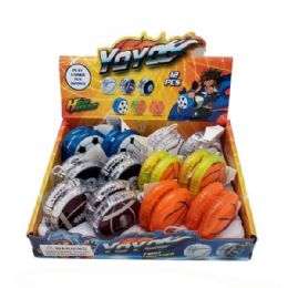 48 Units of Light Up Sports Yoyo - Toy Sets